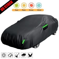 Universal Fit Car Cover Outdoor Breathable Sun Dust Proof -us Universal Fit Car Cover Outdoor Breathable Sun Dust Proof -us