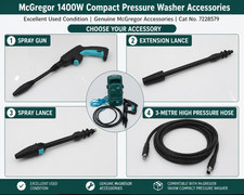 McGregor 1400W Pressure Washer Replacement Parts | 7228579