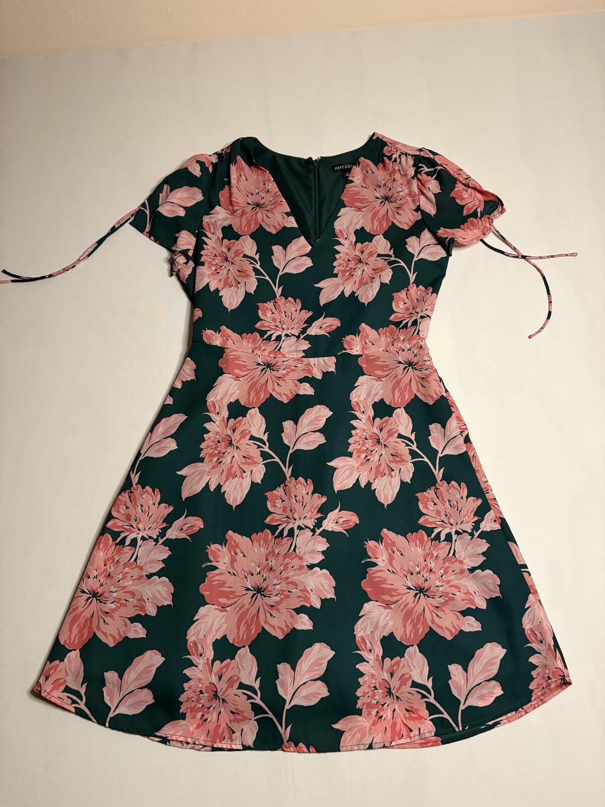 J Crew Mercantile Floral Dress - V Neck