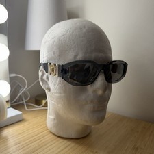 Versace VE4361 Medusa Biggie Sunglasses 311/6G Transparent Gray w/ Case   