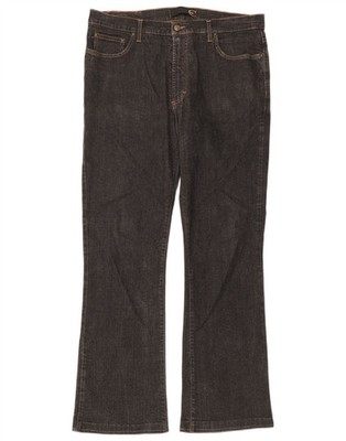 Just Cavalli Herren Bootcut Jeans IT 52 XL W38 L30 Schwarz Baumwolle AJ06