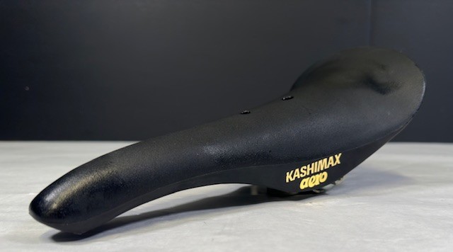 Old School BMX 1986 Kashimax Aero 7382 Seat Saddle Black Near Mint 08/86 Date (275.00 USD)