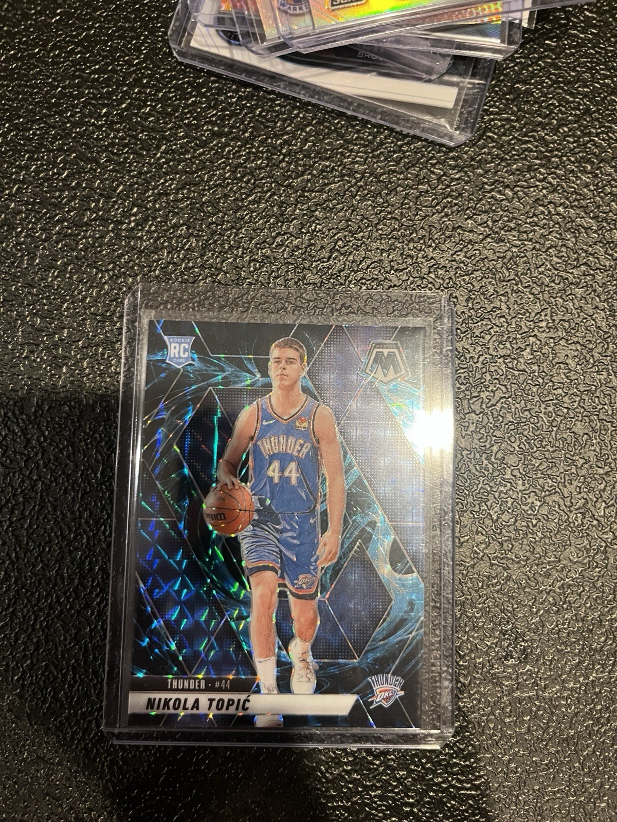 2024-25 Panini Mosaic - Rookies Nikola Topic #242 Genesis Mosaic Prizm (RC)