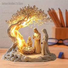 Noël Magique en Miniature : crèche miniature de table