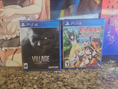 Ps4 Game Lot New KONOSUBA God's Blessing on this Wonderful World Resident Evil 
