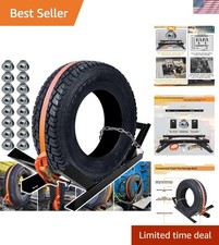 Truck Spare Tire Rack With Self-locking Screws - Secure Holder For Road Travel