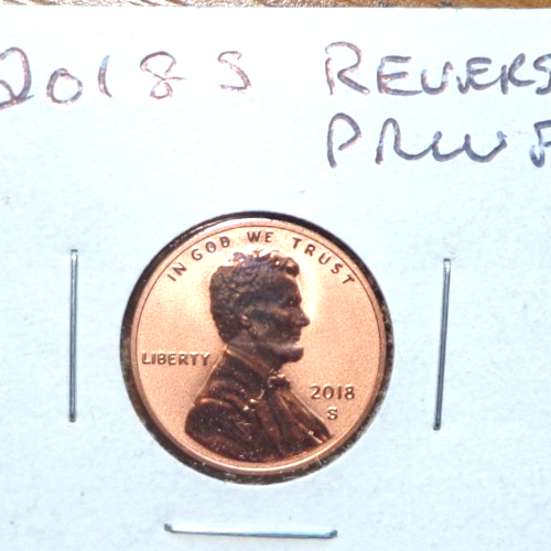 2018 S Lincoln Penny Cent REVERSE PROOF Coin FRESH FROM PROOF SET | eBay