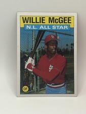 1986 Topps - All-Star Willie McGee #707