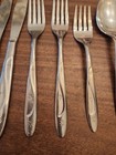 14 Pc Vintage Americana Star Stainless Mid-Mod Flatware — photo 2