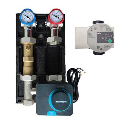 Mini Pumpengruppe gemischt Seltron Mischermotor DN25 (1'') optional mit Wilo  