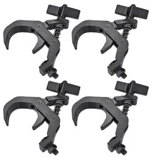 Heavy Duty Black Stage Light Clamps 4PCS 330lb 1.57-2.36 In Stage Light