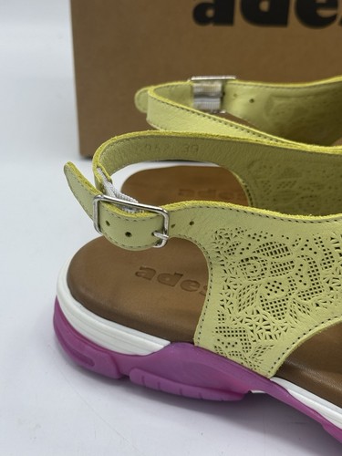 Adesso Leona Citrus Lime Light Green Walking Sandal Size 39 UK Women’s 6 Leather - Bild 3 von 18