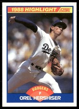 Orel Hershiser 1989 Score 653 base Baseball LP