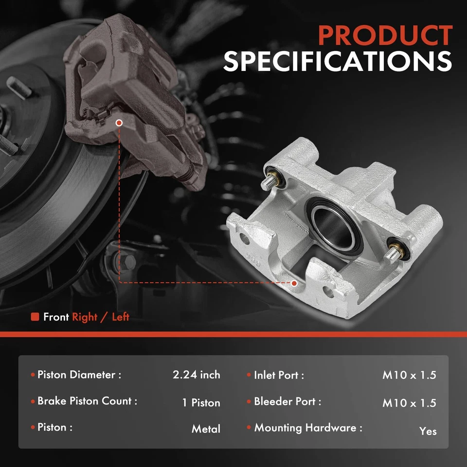 Pinza de freno delantera derecha Buick Skylark Pontiac Grand Am Cutlass Calais Foto 2 de 4