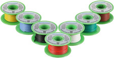 BNTECHGO 22 Gauge Silicone Wire Kit 7 Color Each 25 Ft Flexible 22 AWG Stranded