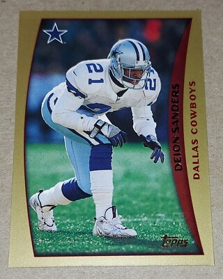 1998 Topps DEION SANDERS #320 Dallas Cowboys HOF