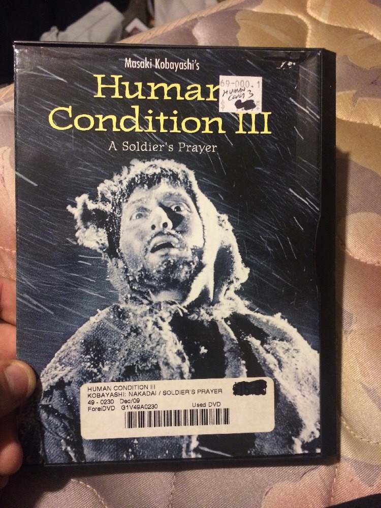 Human Condition, The - Pt. 3 - A Soldier's Prayer (DVD, 1999