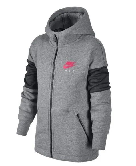 Grey Nike Hoodie Juniors Nike Sweatsuit Boys Junior Kids NIKE AIR