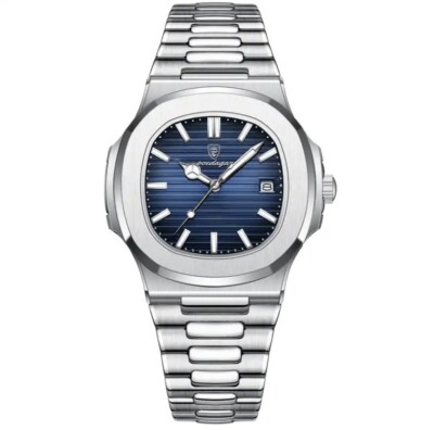 POEDGAR Men's Quartz Waterproof Watch 26mm