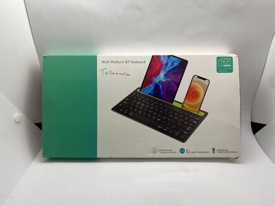 Wiederaufladbarer kabelloser Tastaturständer Steckplatz für iPad Tablet Multi-Plattform BT