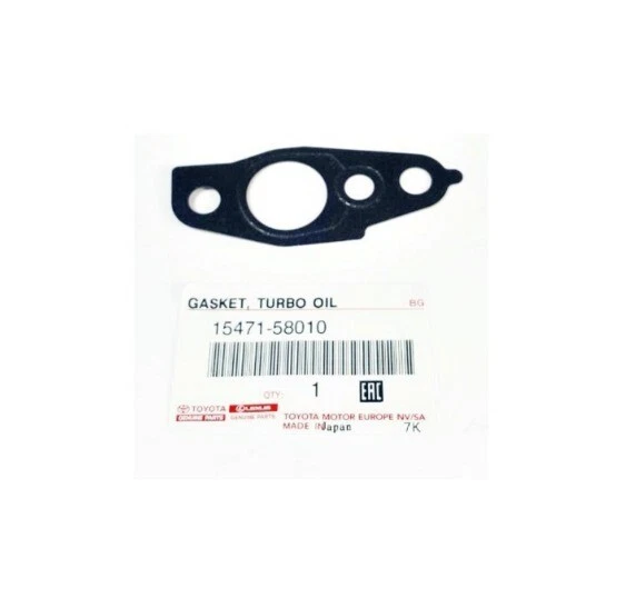 JUNTA TURBO ENTRADA ACEITE ORIGINAL TOYOTA 15471 - 58010 Foto 2 de 2