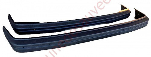 Front And Rear Bumper Black Plastic Peugeot 205 GTI CTI Rally Kit Of 2 - Picture 1 of 1