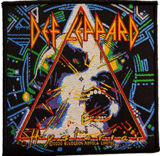 DEF LEPPARD Hysteria Heavy Metal Woven Sew-On Patch NEW