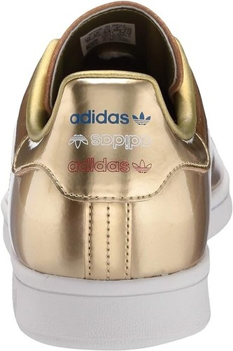 adidas Originals kids grade school Stan Smith Sneaker, Gold, 3.5 - Picture 5 of 7
