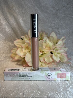 CLINIQUE Pop Plush Creamy Lip Gloss 07 AIRKISS POP .11oz Full Size NIB FreeShip