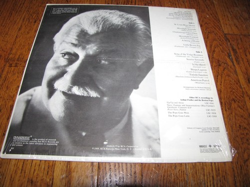ARTHUR FIEDLER BOSTON POPS GLENN MILLER'S BIGGEST HITS - SEALED RCA RECORDS LP - Picture 2 of 2