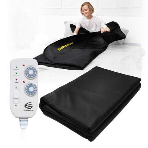 Infrarot Sauna Blanket Heizdecke Heizmatte CE Körper Abnehmen Fitness Saunadecke - Bild 20 von 26