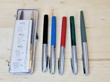 Lot Of Vintage Fountain Pens Sheaffers, Parker, and Ever Sharp Pen/Pencil Set
