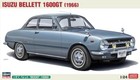Hasegawa 1/24 Scale Isuzu Bellett 1600GT 1966 Plastic Model Kit 20701