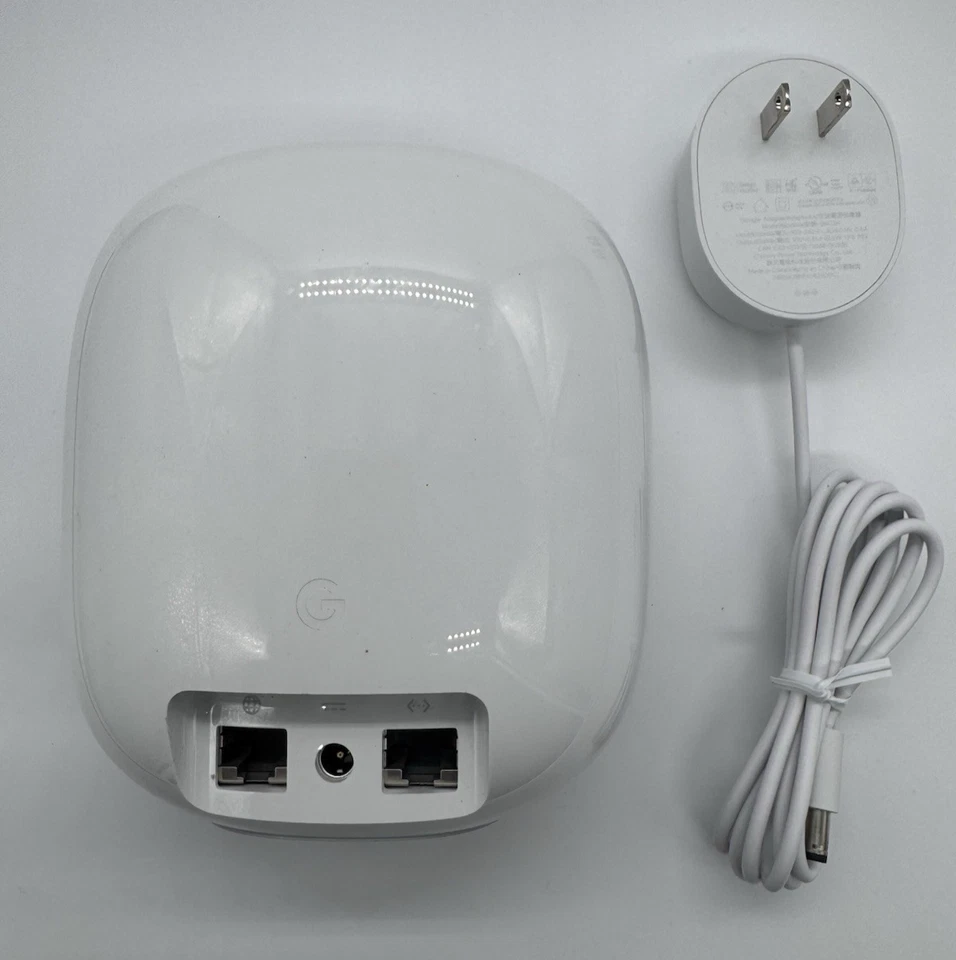 Google Nest WiFi Pro G6ZUC GA03030-US Wi-Fi 6E Router - Snow/White (USED) - Image 2 of 4