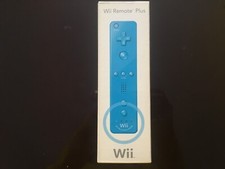 Nintendo Wii remote with MotionPlus blue, complete in the box