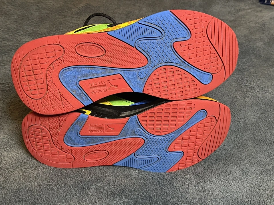 ZAPATILLAS PUMA RS-FAST Multicolor Azul/Amarillo/Naranja. 384750-01 Talla 7c Foto 4 de 4