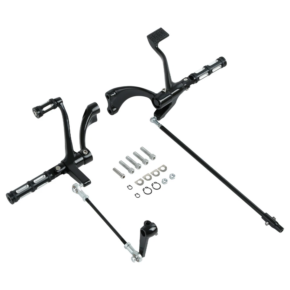 Clavijas de control delantero aptas para Harley Sportster Iron 883 1200 48 72 14-22 Foto 2 de 4