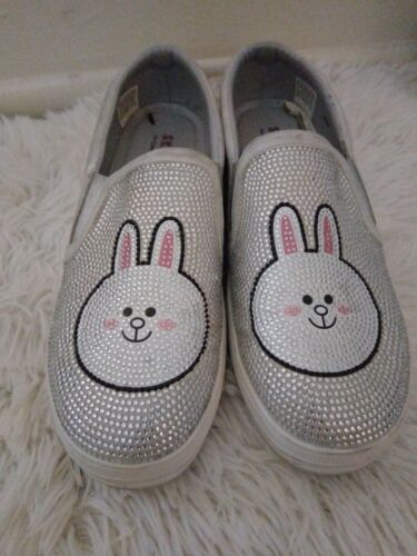 Limited edition Skechers bunny Rhinestone shoes sz