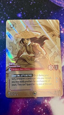 Raya Kumandran Rider (Enchanted) Lorcana Azurite Sea NM | eBay Raya Kumandran Rider (Enchanted) Lorcana Azurite Sea NM | eBay