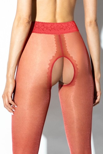 Amour Hip Lace 30 Ouvert Strumpfhose hoch erotische Strumpfhose - Bild 6 von 12