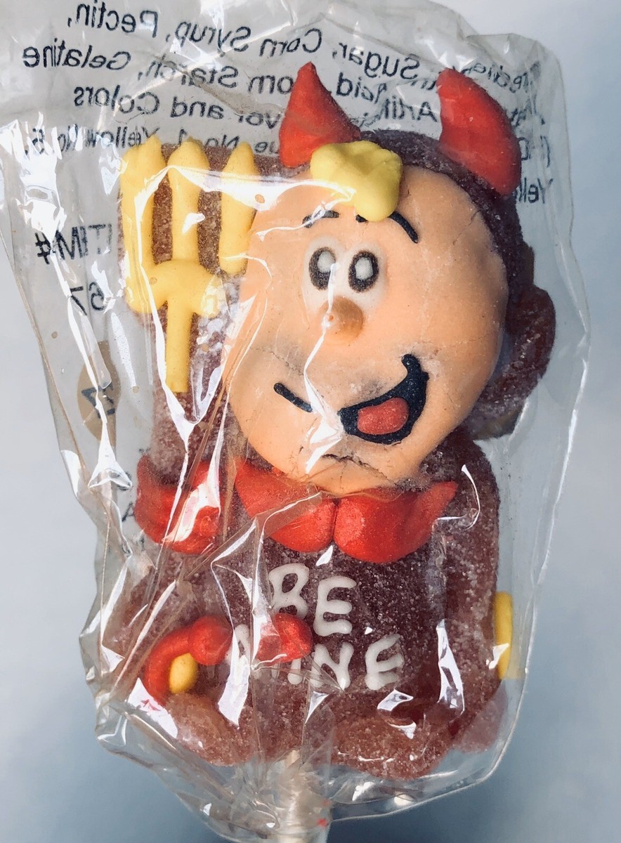 Vintage 2001 Frankford DEVIL Jelly Pop Candy container bubble gum