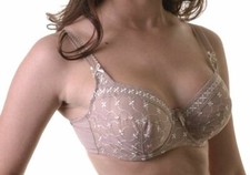 Bestform Panama Bra Nude Beige Mesh Size 30DD Underwired Unpadded Balcony 771