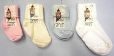 WHITE BLUE PINK ANKLE SOCKS PREMATURE BABY DOLL 000 00 TODDLERS Lot UK 0-2.5