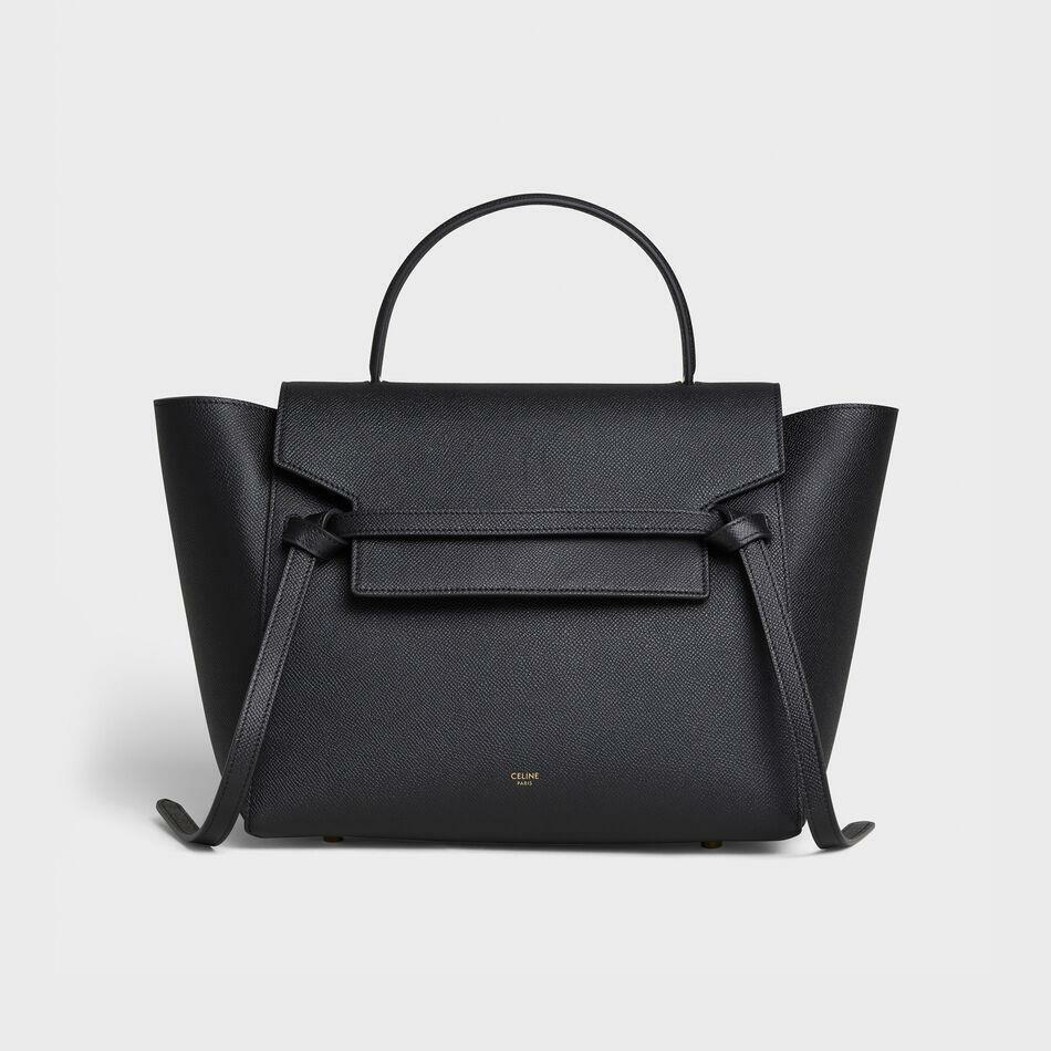 Celine Mini Belt Bag Purse Handbag Grained Calfskin Black | eBay Celine Mini Belt Bag Purse Handbag Grained Calfskin Black | eBay