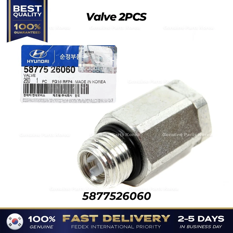 ⭐Genuine⭐ Valve 2PCS 5877526060 for Hyundai Santa Fe - Изображение 2 из 4