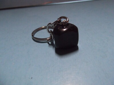 Unique Collectible Key Chain .75''in Rock  Black Rock