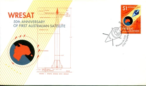 2017 WRESAT 50th Anniversary Of First Australian Satellite - FDC