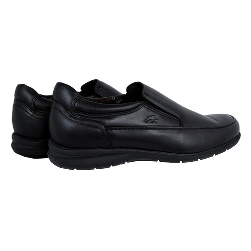 Fluchos Luca: Mocasines de Piel Negra para Hombre con Plantillas Extraíble 8499 - Imagen 4 de 6