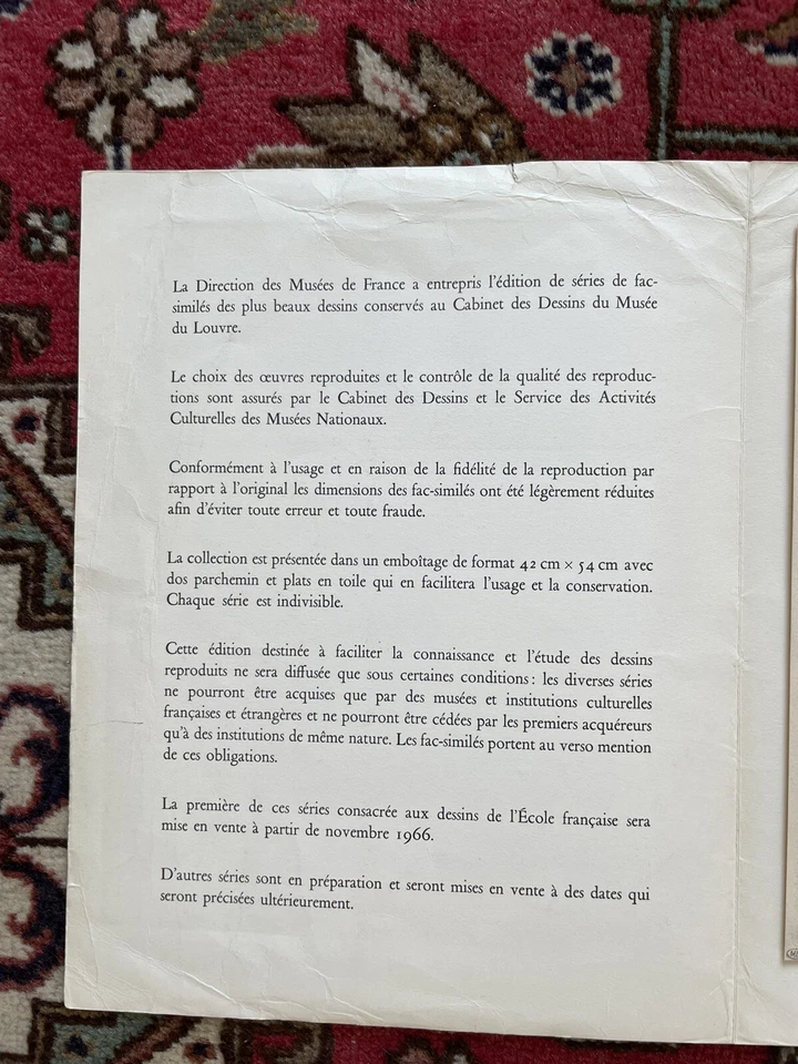 INGRES - MUSEE DU LOUVRES Reproduction Plaquette Commerciale 1966 - Rare ! - Photo 4/4