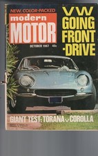 MOTOR MAGAZINE , MODERN MOTOR , OCTOBER 1967